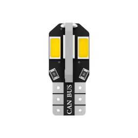 CANBUS LED 8x 5730 SMD douille T10, W5W - Blanc chaud |