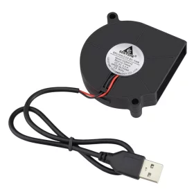 Dmychadlový ventilátor 60x60x15mm s napájením na USB
