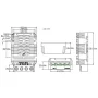 Przetwornica napięcia 36V/48V na 12V, 50A, 600W, IP68