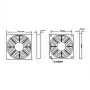 50x50mm Fan Grille with Dust Filter