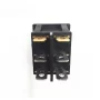 Double Rectangular Rocker Switch 250V/15A, Black