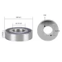 Cirkulær elektromagnet 50kg, 500N, D80x20mm, AMPUL.
