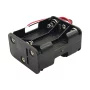 Otevřený bateriový box pro 6 kusů AA baterií s napětím 9V
