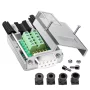 RS232 Metall-Stecker, weiblich, mit Schrauben und Muttern