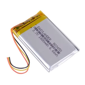 Li-Pol battery 1500mAh, 3.7V, 803450, 3 wires, AMPUL.