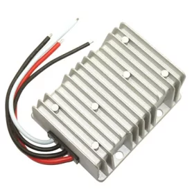 Voltage converter from 12/24V to 50V, 5A, 250W, IP68, AMPUL.