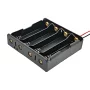 Paralelní bateriový box pro 4 kusy 18650 baterií, 3.7V