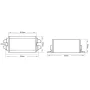 Convertidor de voltaje 12-35V AC a 12V DC 3A 36W IP68