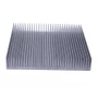 Radiateur aluminium universel 90x90x15mm argent anodisé