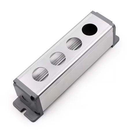 Caja de control de interruptores con orificios de 22 mm, IP67