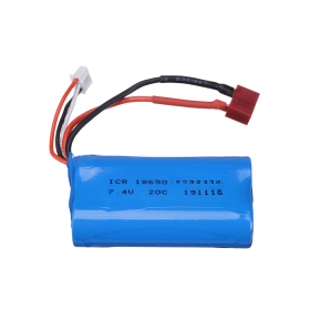 Li-Pol batteri 3200mAh, 7,4V, 18650, T-kontakt, AMPUL.eu
