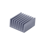 Aluminijasti radiator 20x20x10mm iz srebrnega aluminija