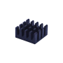 Grzejnik aluminiowy 14x14x7mm czarny do chłodzenia