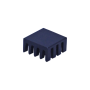 Radiator aluminiu 14x14x7mm negru universal răcitoare