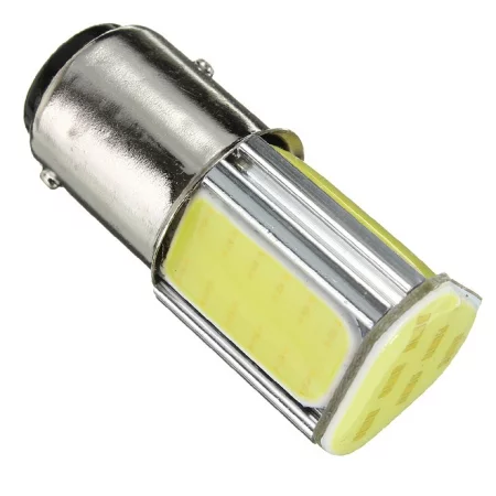 Lampadina LED BA15S COB 5W Rosso, 12V, lunga durata