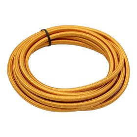 Zlatni retro okrugli kabel s tekstilnim omotom 2x0,75mm