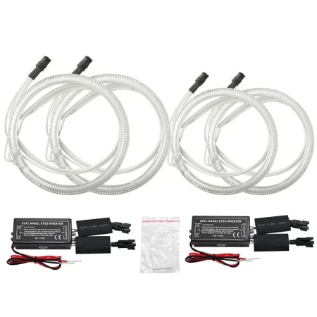 CCFL Angel Eyes ringe til Volkswagen Touareg (2003-2006), 4 stk.