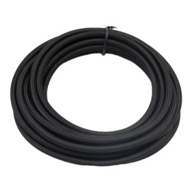 Retro okrugli kabel s tekstilnim omotom, crni, 2x0,75 mm²