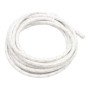 White-Gold Retro Round Cable with Textile Cover