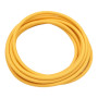 Retro kabel rund, ledning med tekstilkappe 2x0.75mm, gul |