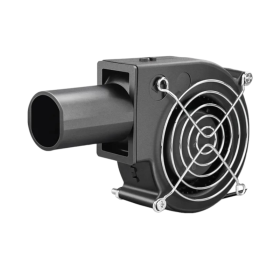 Blower fan with tube 97x94x33mm, 5V DC with USB connector