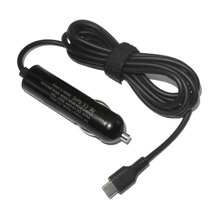 Avtopolnilec za prenosnike 65W, Type-C s kablom 1,2m