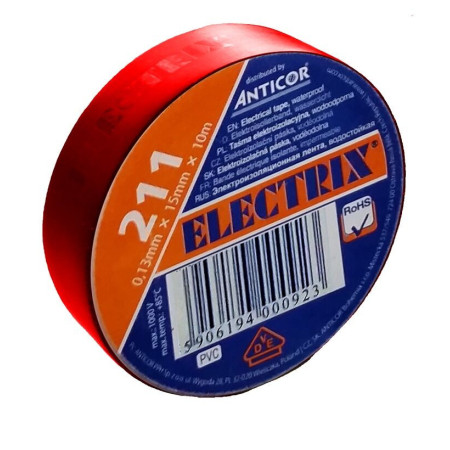Elektroinstalacijski izolirni trak 10m – več barv
