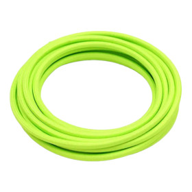 Retro rundt kabel, leder med tekstilbetræk 2x0,75mm, grøn