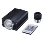 RGB LED source for light (optical) fibers with a power of 30W. RF remote control.