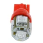 LED 5x 5050 SMD foglalat T10, W5W - piros, 24V, AMPUL.eu