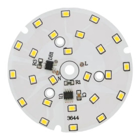 LED modul okrogel 12W, ⌀74mm, 220-240V AC, AMPUL.eu