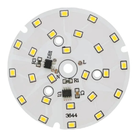 Okrogli LED modul 12W, 220-240V, ⌀74mm