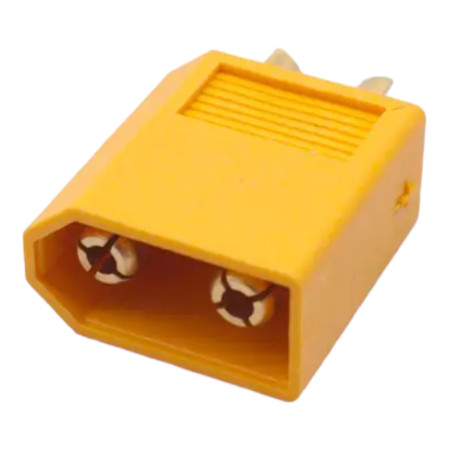 Conector cablu XT60 tată, 2 pini, placare cu aur