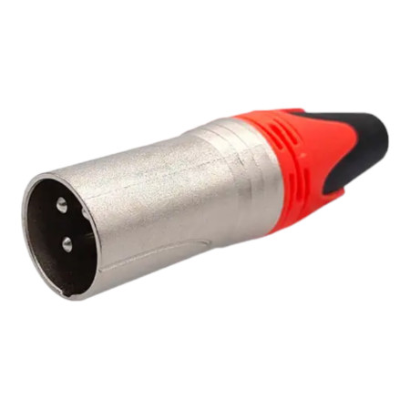 Silver XLR Male Connector Cable