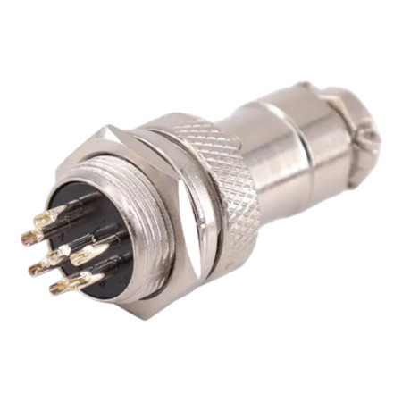 GX16 vedenpitävä metallinen paneeliliitin IP22