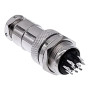 GX20 conector metalic de panou, impermeabil, 2-15 pini