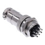 GX20 conector metalic de panou, impermeabil, 2-15 pini
