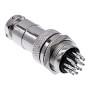 GX20 connecteur de panneau métal, étanche, multiple broches