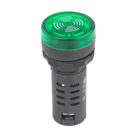LED light with buzzer AD16-22SM, for hole diameter 22mm