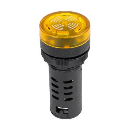 Lampka LED z brzęczykiem AD16-22SM, do otworu o średnicy 22mm