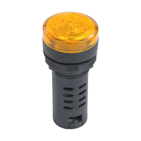 LED kontrolka s bzučákem AD16-22SM, IP65 pro průměr otvoru