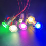 LED mini loftslampe 1W, mælkeagtig, AMPUL.eu