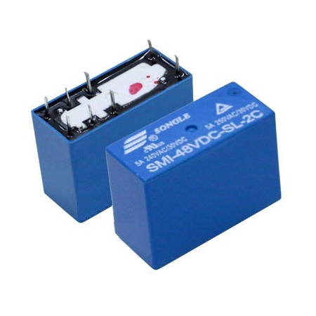 Relè SMI-48VDC-SL-2C 48V DC, 5A, contatto IP65