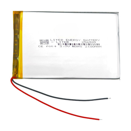 Akumulator litowo-polimerowy 2100mAh, 3,7V