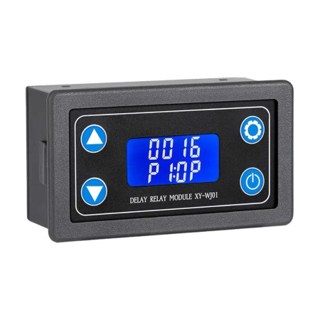 Modulo ritardo digitale XY-WJ01, display, alimentazione 6-30V