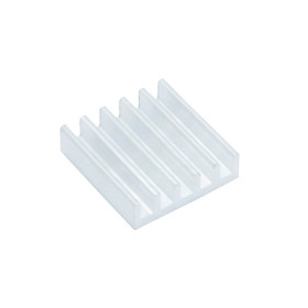 Kompaktní hliníkový chladič 14x14x4mm s teplovodivou páskou
