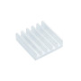 Dissipateur thermique aluminium 14x14x8mm argent autocollant