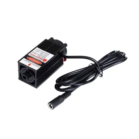 Modulo laser rosso 638 nm, 100 mW, linea (set), AMPUL.eu