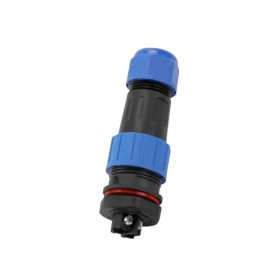 TY20 screw-on panel cable connector, IP68 | AMPUL.eu