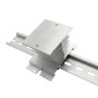 Disipador aluminio SSR 40A, anodizado, montaje DIN